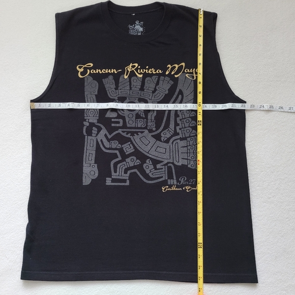 Cancun Riviera Maya Muscle Shirt NWOT Men's Large Tee - Picture 3 of 15